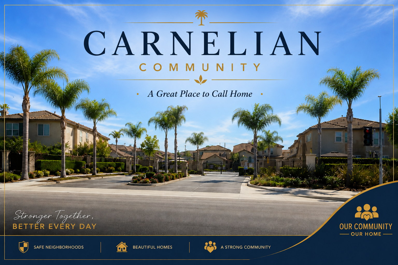 Carnelian Community entrance